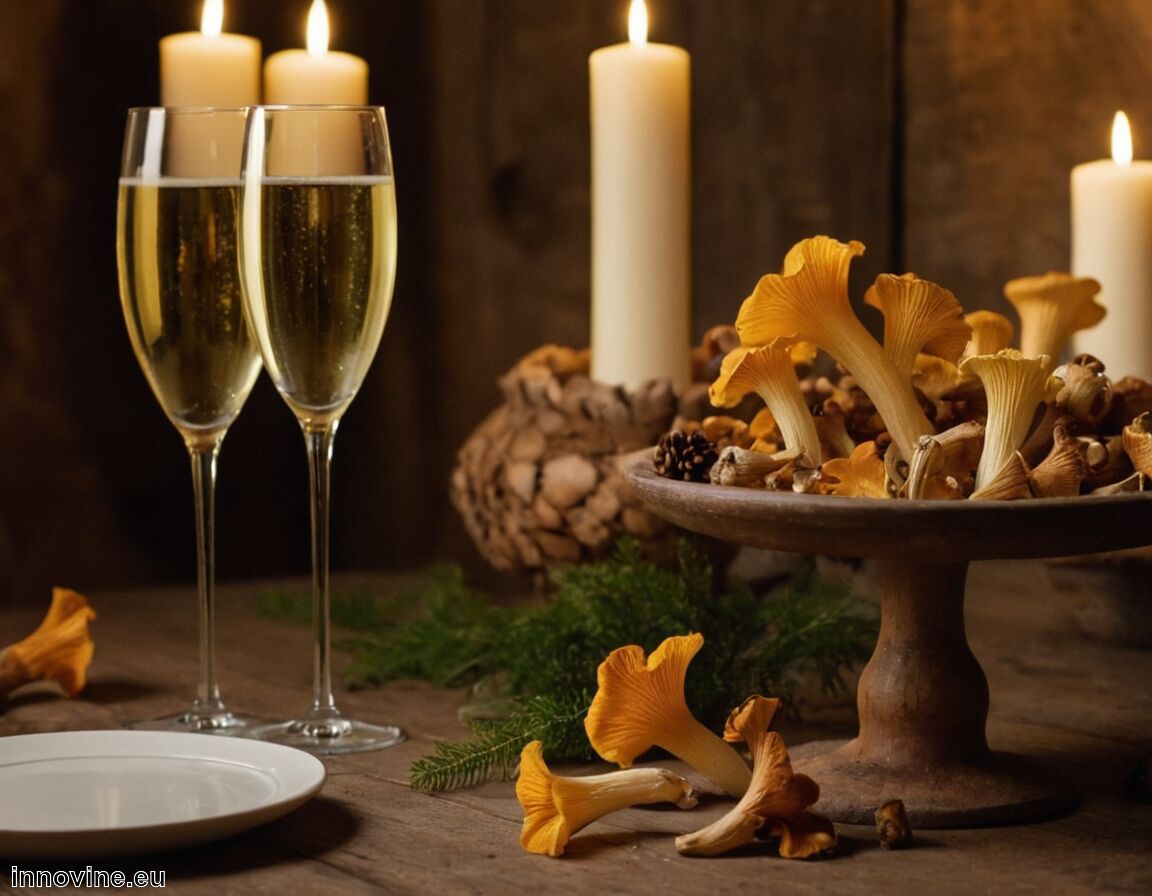 Was zeichnet das Gericht aus: Erdige Note, zarte Textur der Pilze - Welcher Wein zu Pfifferlingen