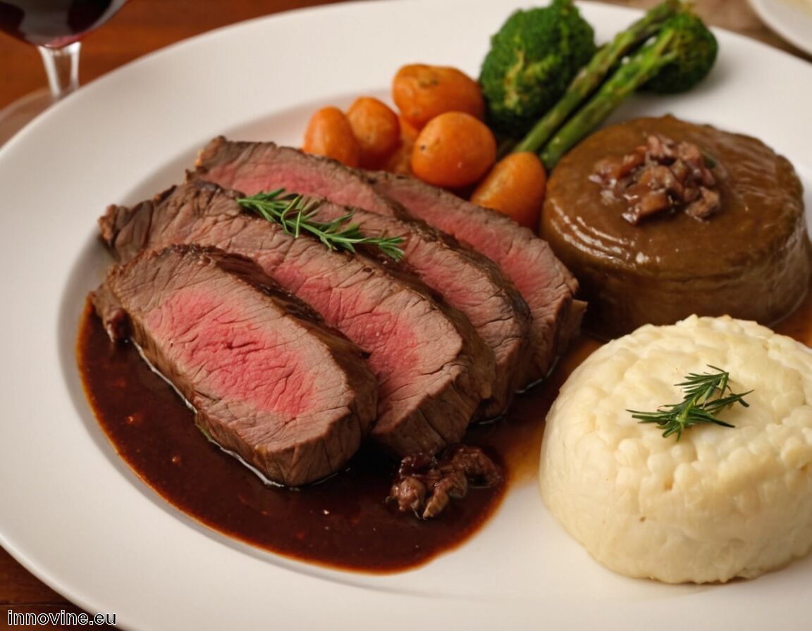 Was zeichnet das Gericht aus: Herzhaft und würzige Soße - Welcher Wein zu Rinderbraten