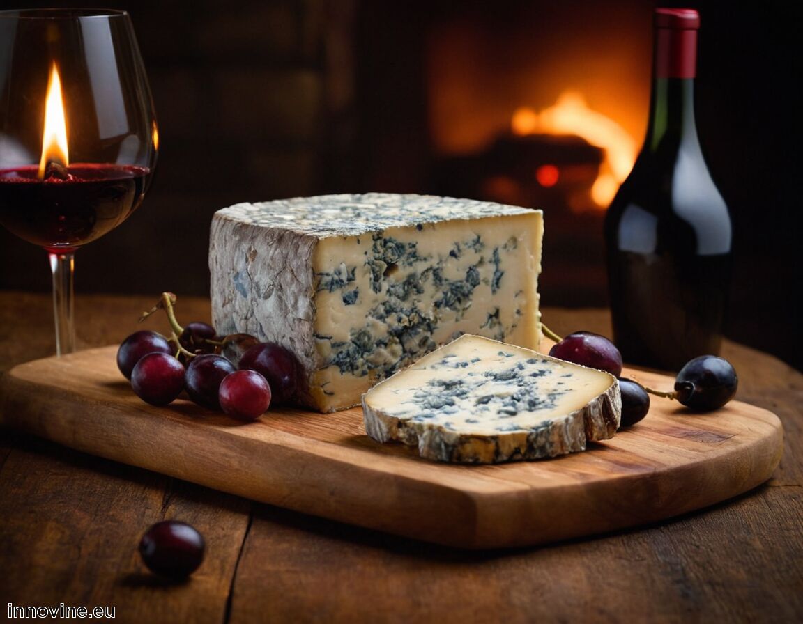 Was zeichnet das Gericht aus: Würziger Blauschimmelkäse mit kräftigem Geschmack - Welcher Wein zu Welchem Käse