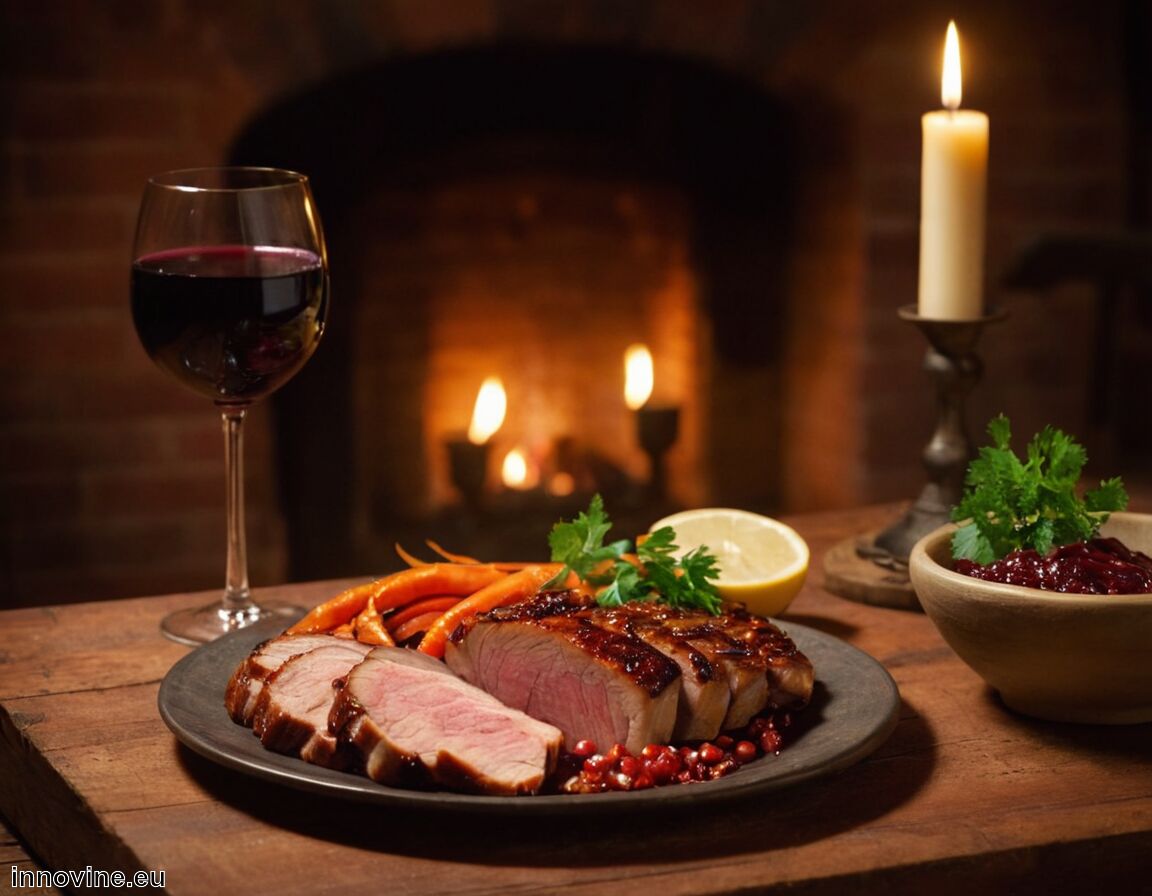 Was zeichnet das Gericht aus: würzige Marinade, kräftiges Aroma - Welcher Wein zu Schwein