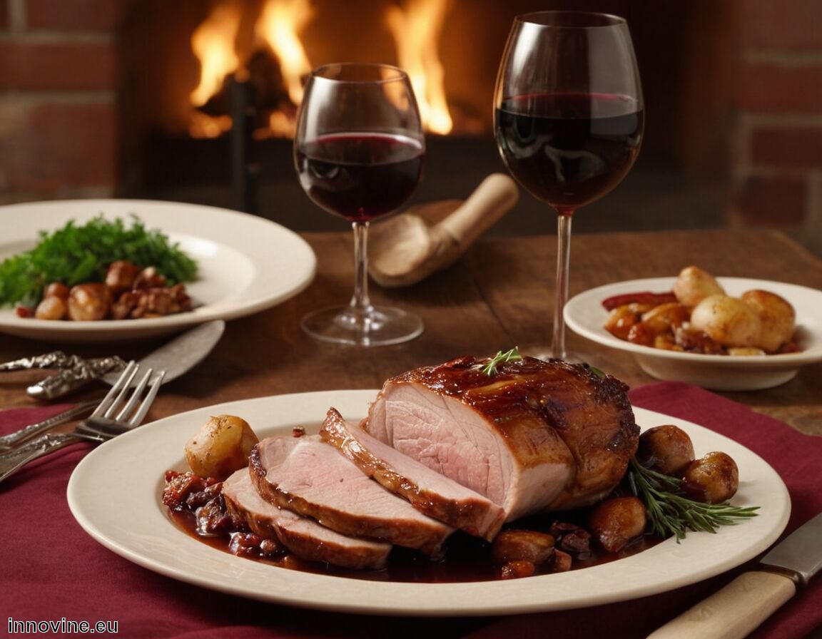 Was zeichnet das Gericht aus: Kräftige, würzige Schweinebraten-Variante - Welcher Wein zu Schweinefleisch
