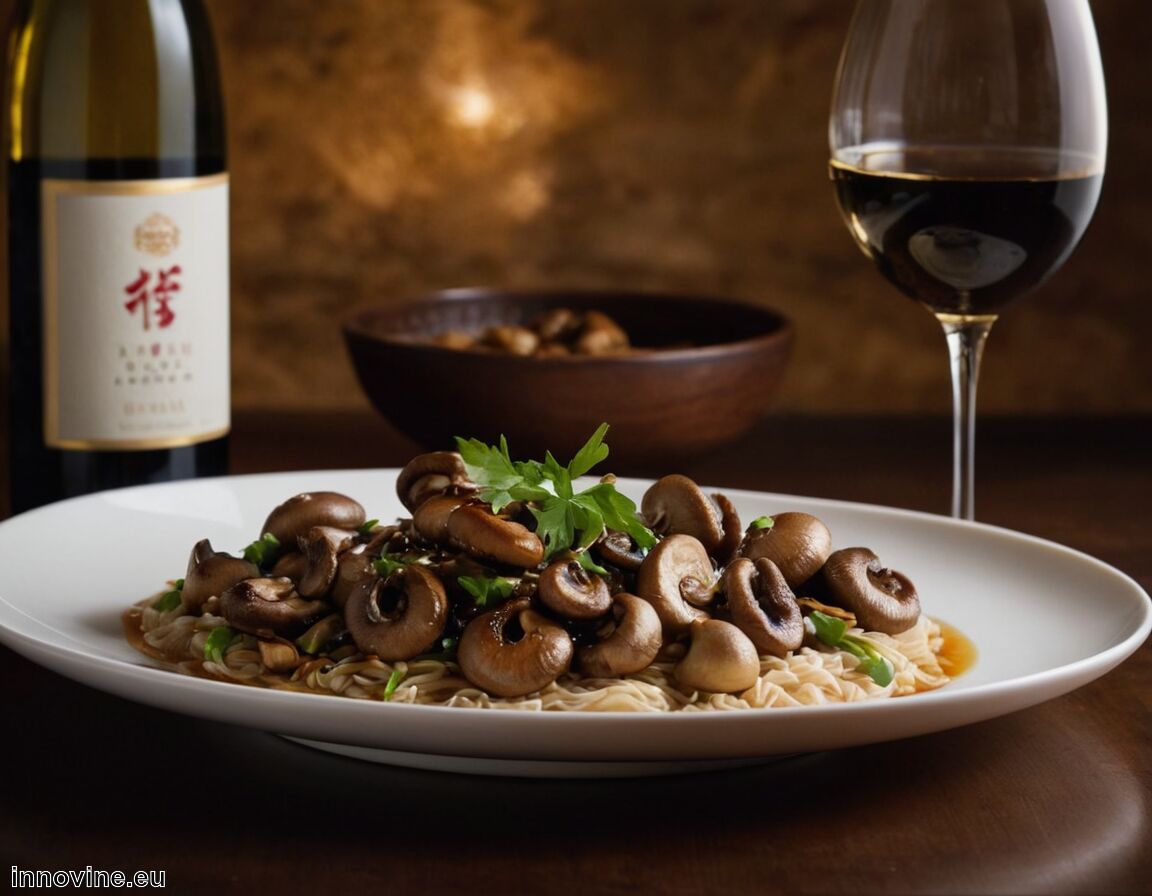 Was zeichnet das Gericht aus: Umami bei Fleisch, Sojasauce und Pilzen - Welcher Wein zu Asiatischem Essen