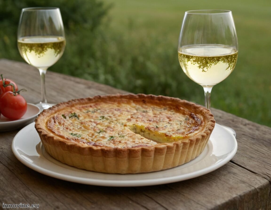 Unaufdringliche Säure und feine Frucht unterstützen Quiche - Welcher Wein zu Quiche Lorraine