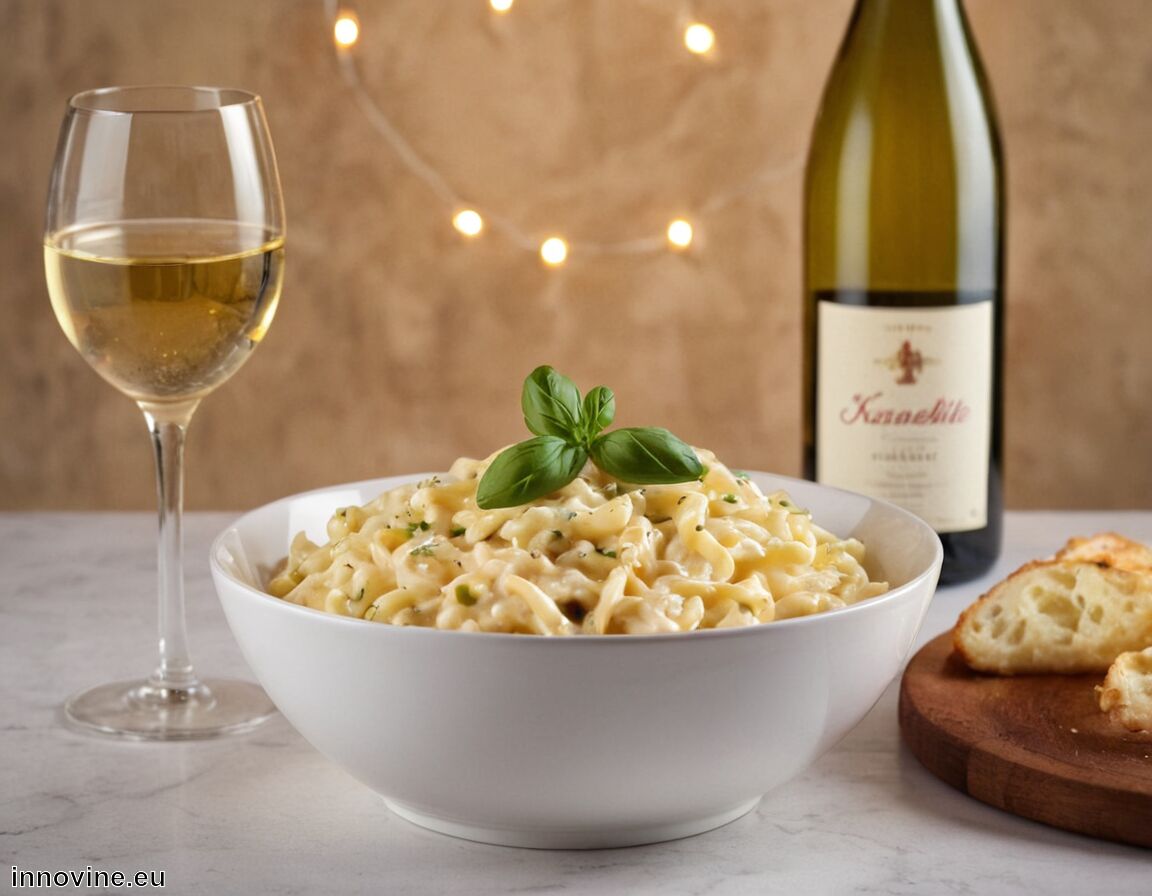 Wein sollte Frische und Säure mitbringen   - Welcher Wein zu Käsespätzle  