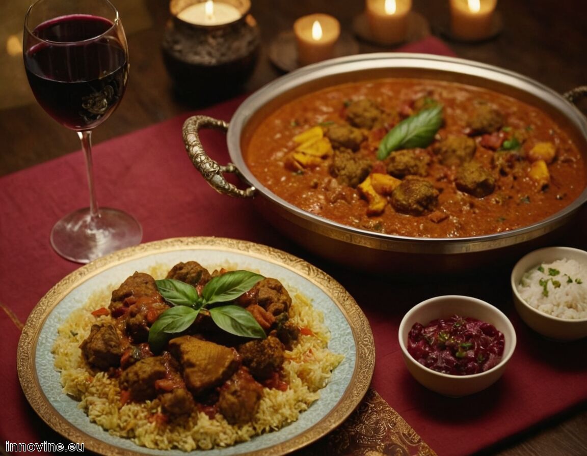 Kombinationen mit Rotwein: Nur leichte, fruchtige Rotweine empfehlenswert - Welcher Wein zu Indischem Curry