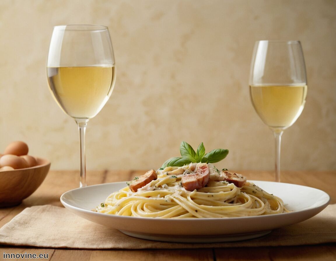 Welcher Wein passt dazu? Leichter Weißwein, nicht zu dominant - Welcher Wein zu Carbonara