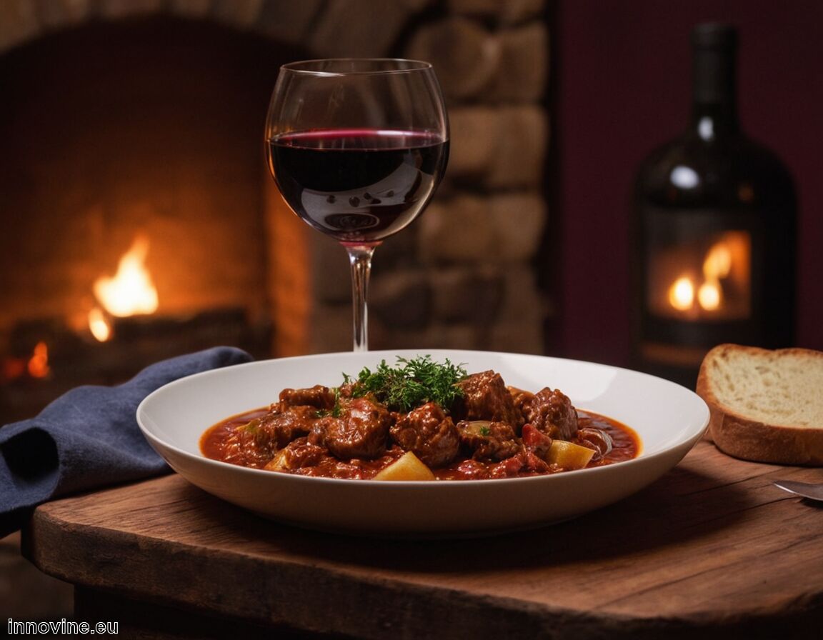 Welcher Wein passt dazu? Tanninreicher, nicht zu fruchtiger Rotwein - Welcher Wein zu Gulasch