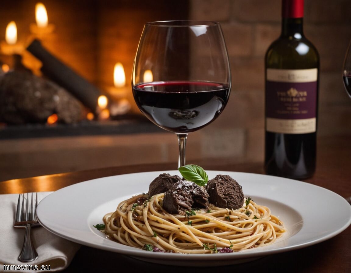 Welcher Wein passt dazu? Mittelkräftige Rotweine, wenig Tannin   - Welcher Wein zu Trüffel Pasta  