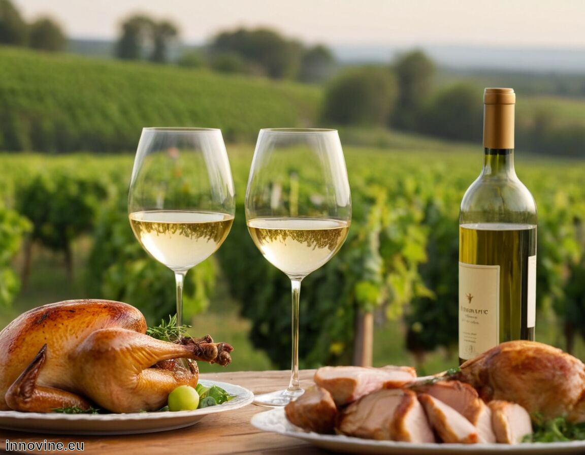 Welcher Wein passt dazu? Aromatischer, nicht zu kräftiger Weißwein   - Welcher Wein zu Geflügel  