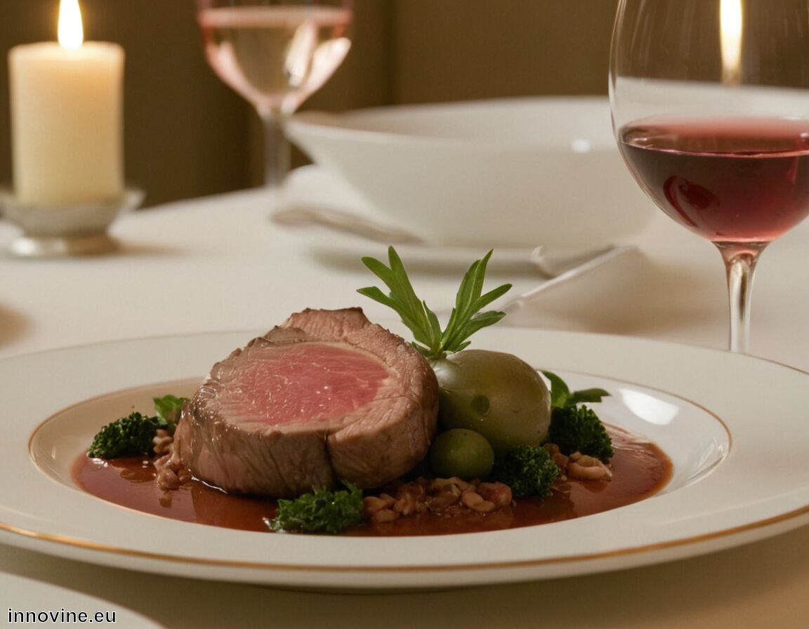 Rosé als fruchtige Ergänzung denkbar - Welcher Wein zu Kalbsfilet  