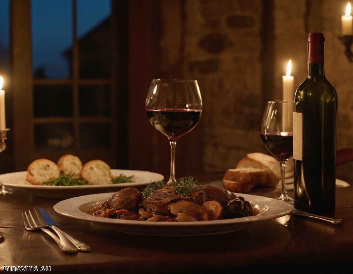 Kombination: Aromen des Weins unterstreichen das Huhn - Welcher Wein zu Coq au Vin  