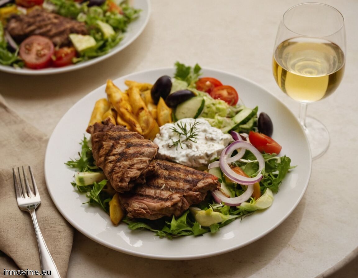 Wein sollte Säure haben zur Fettbalance - Welcher Wein zu Gyros