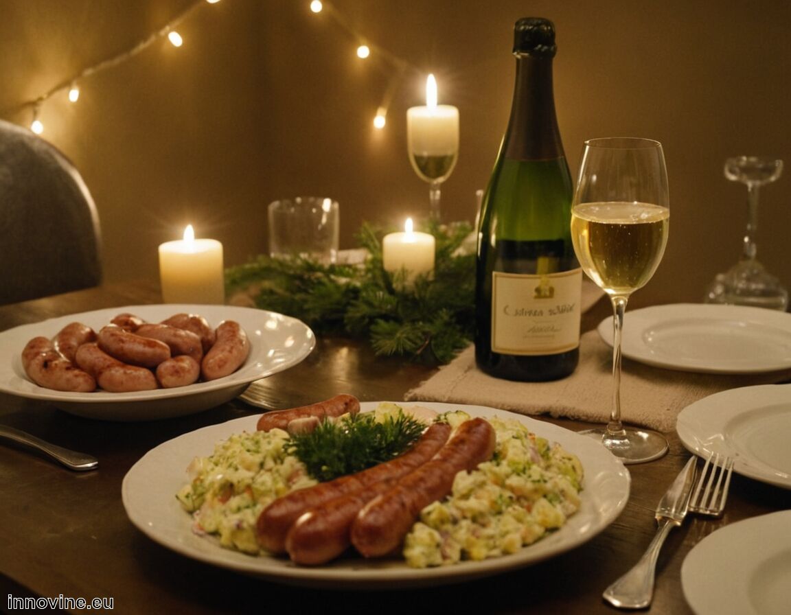 Sekt brut als prickelnde Wein-Alternative möglich - Welcher Wein zu Kartoffelsalat und Würstchen  