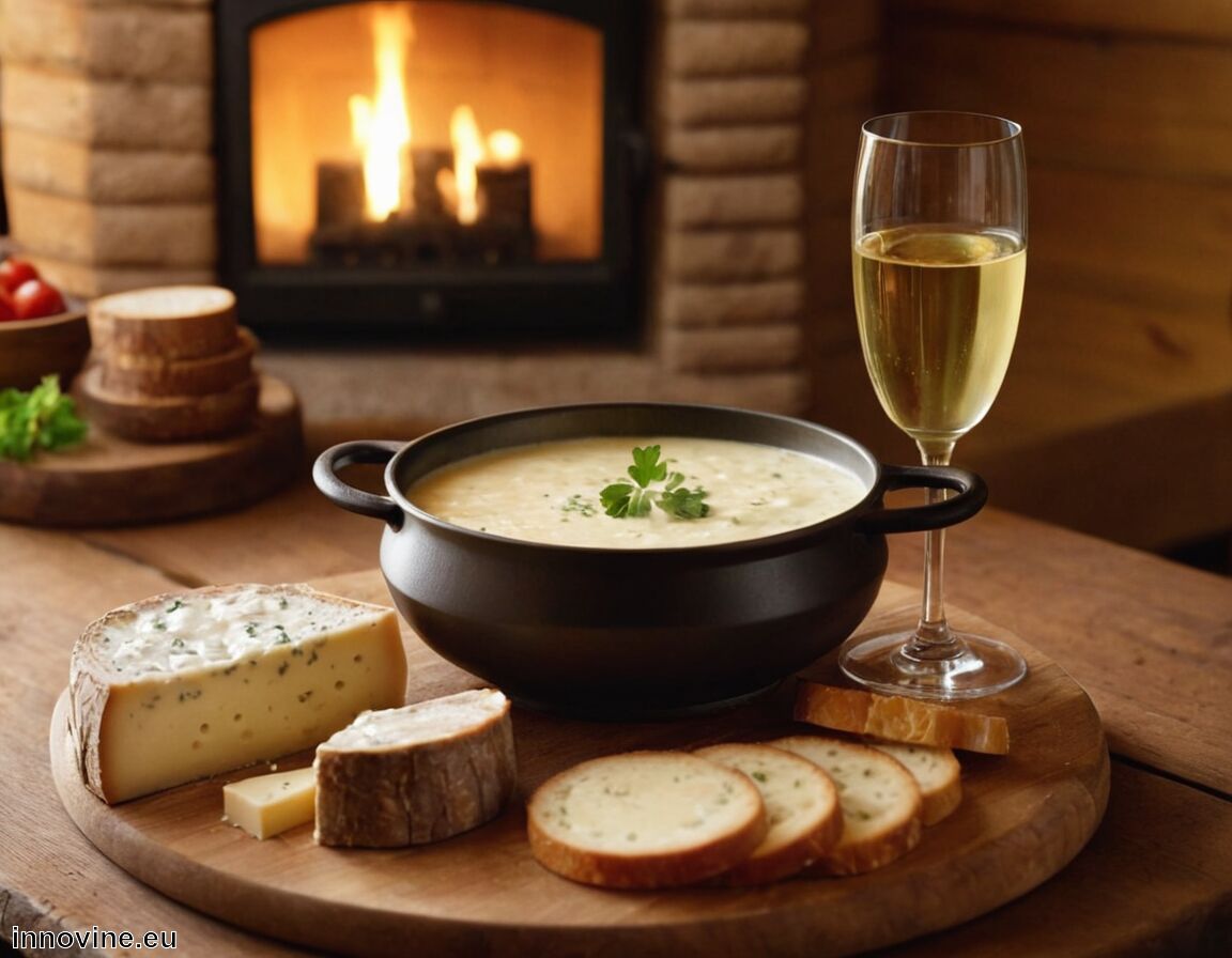 Wein temperatur: gut gekühlt servieren   - Welcher Wein zu Käsefondue  