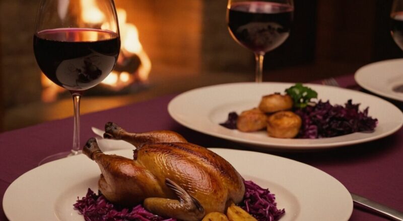 Welcher Wein zu Ente und Rotkohl