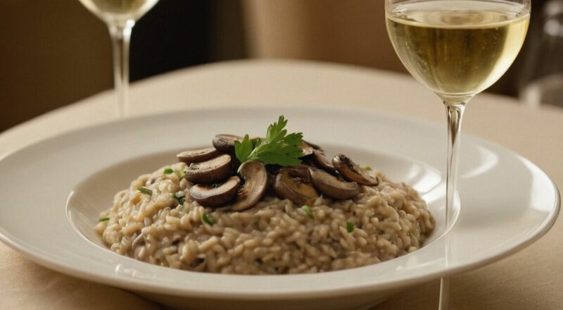 Welcher Wein zu Risotto mit Pilzen
