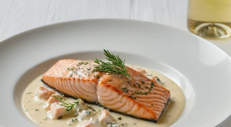 Welcher Wein zu Lachs in Sahnesauce
