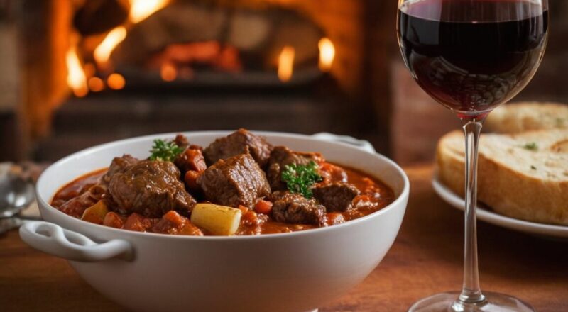 Welcher Wein zu Rindergulasch