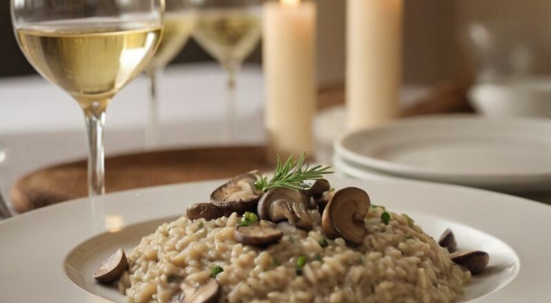 Welcher Wein zu Risotto mit Steinpilzen