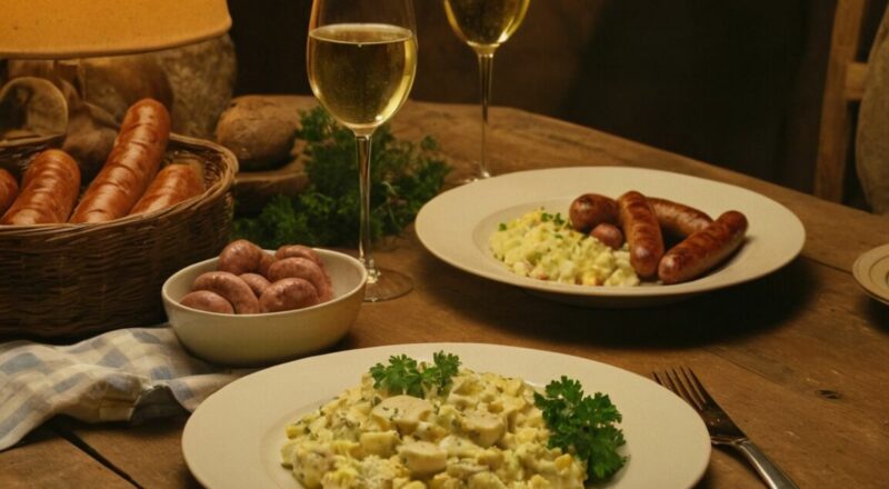 Welcher Wein zu Kartoffelsalat und Würstchen